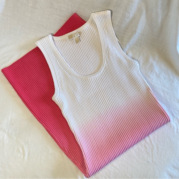 Ombré Ribbed Tank Dress - Picture 5 of 7